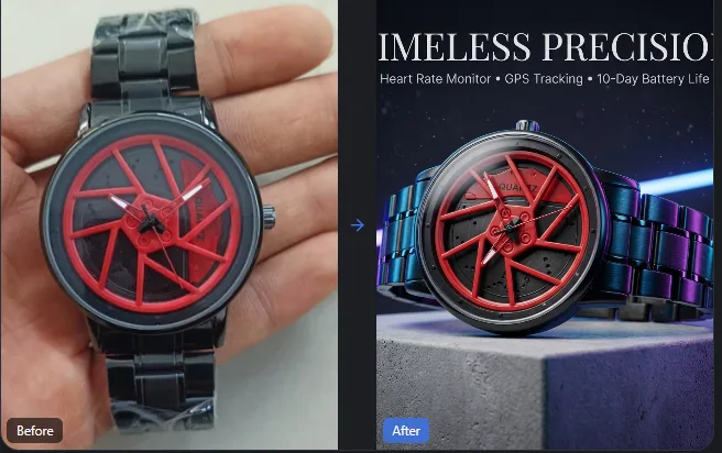 A product visual produced by Designer Bro