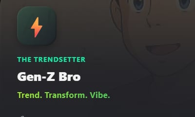 Gen-Z Bro rendering a photo in a trending illustration style